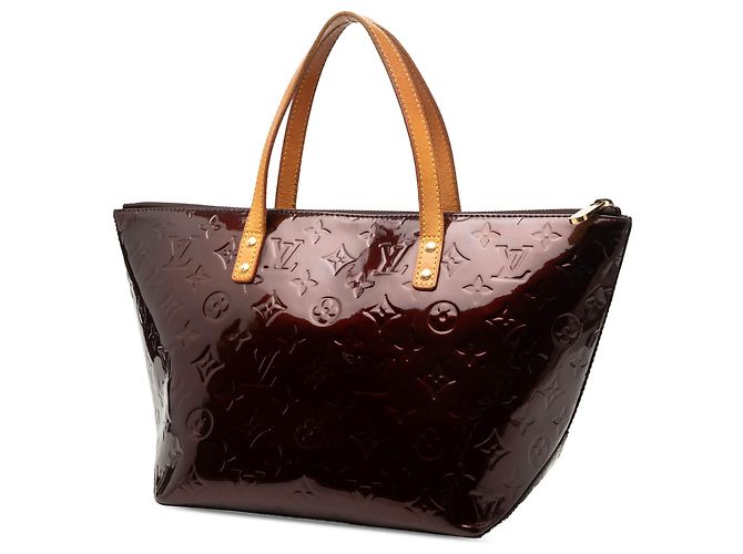 Louis Vuitton Purple Monogram Vernis Bellevue PM Púrpura - vista 2