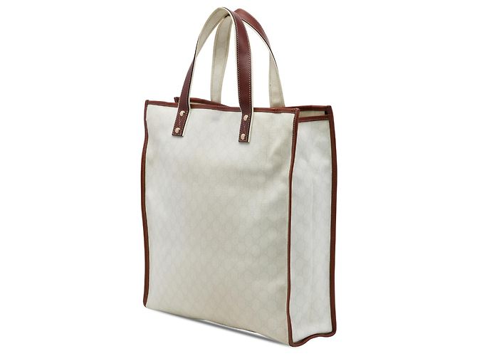 Tote Gucci White GG Supreme Web - vista 2