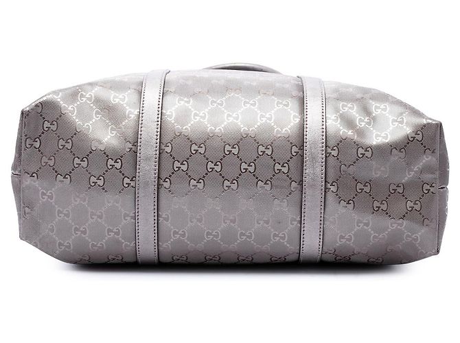 Gucci Joy Vertical Tote Grau GG Print Braun - Ansicht 3