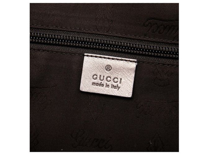 Gucci Joy Vertical Tote Grau GG Print Braun - Ansicht 5