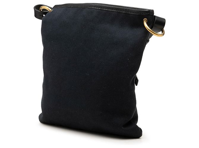 Autre Marque Saint Laurent Black Denim Monogram Kahala Crossbody Nero - vista 2