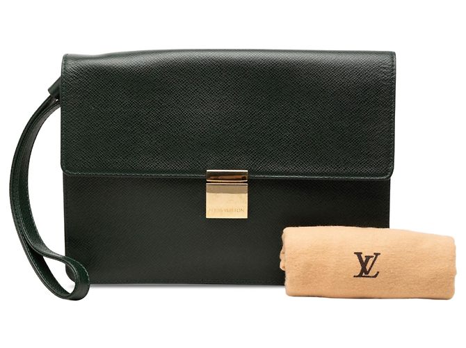 Louis Vuitton Green Taiga Selenga Grün Dunkelgrün - Ansicht 7