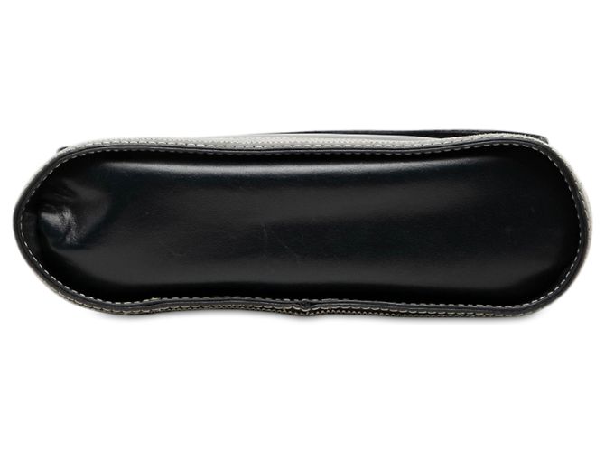 Autre Marque Saint Laurent Black Leather Y Cutout Flap Crossbody Nero - vista 3