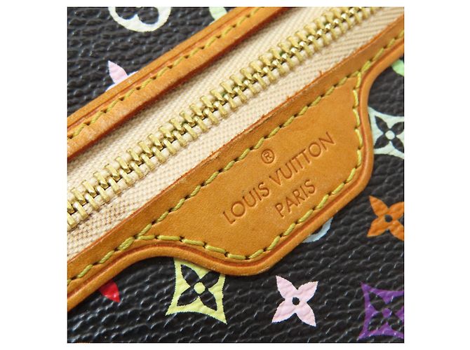 Louis Vuitton M60031 Pochette MM Coin Case Nero Multicolore - vista 11