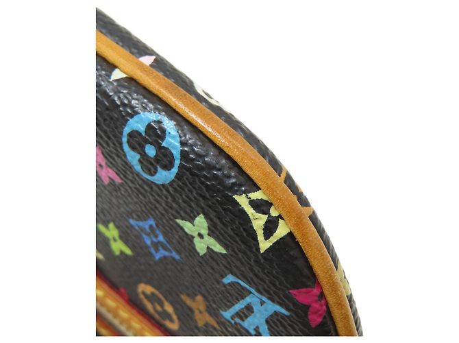 Louis Vuitton M60031 Pochette MM Coin Case Nero Multicolore - vista 14