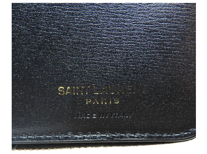 Cartera bi-fold Yves Saint Laurent Cassandra Negro - vista 7