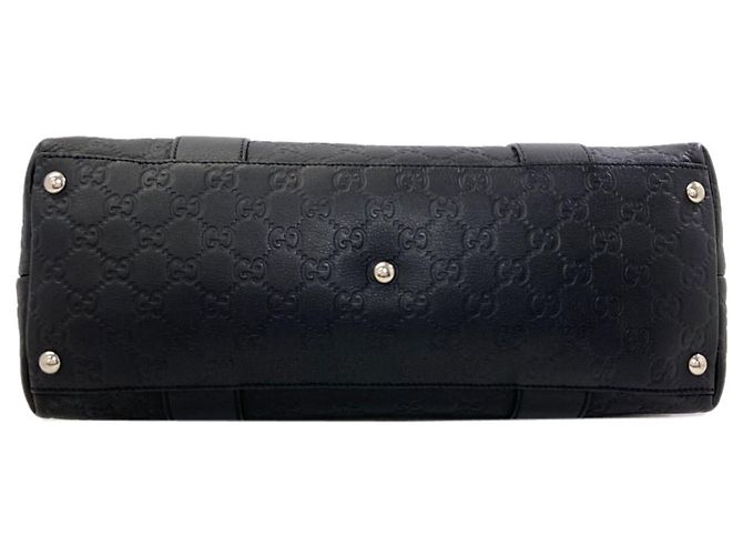Bamboo Gucci 355772 Leder Tote Bag Schwarz - Ansicht 4