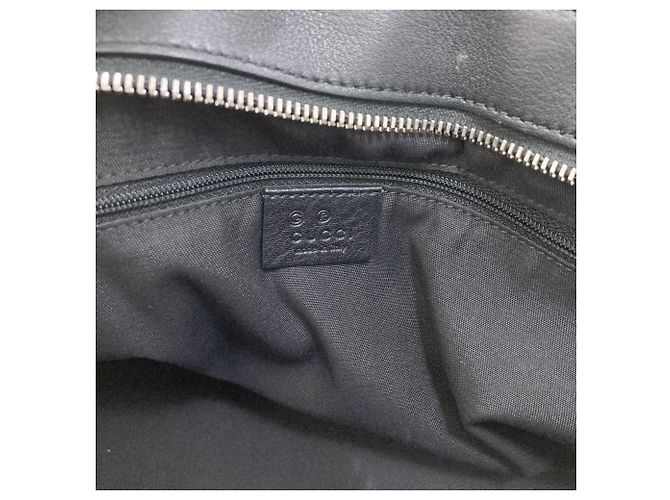 Bamboo Gucci 355772 Leder Tote Bag Schwarz - Ansicht 6