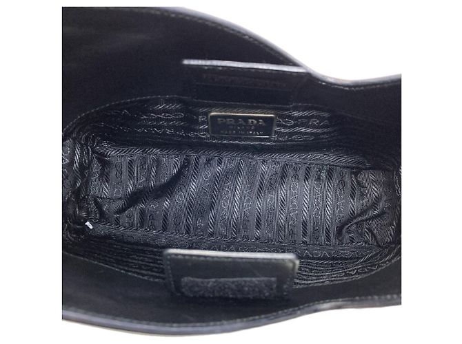 Prada Asymmetrische Hobo One-Shoulder Tasche Schwarz - Ansicht 5