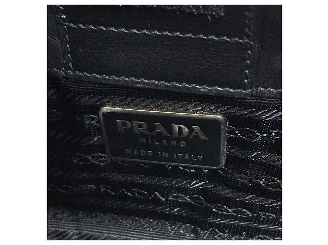 Prada Asymmetrische Hobo One-Shoulder Tasche Schwarz - Ansicht 6