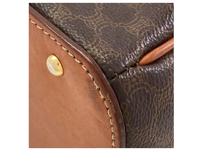 Céline Bolsa Celine Macadam Pattern Marrom - vista 14