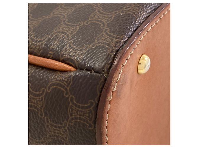 Céline Bolsa Celine Macadam Pattern Marrom - vista 15