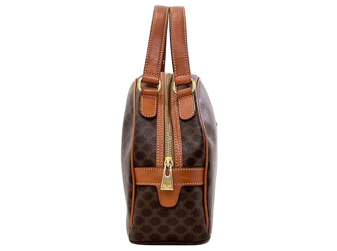 Céline Bolsa Celine Macadam Pattern Marrom - vista 3