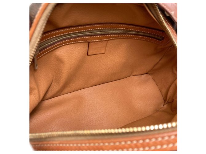 Céline Bolsa Celine Macadam Pattern Marrom - vista 5