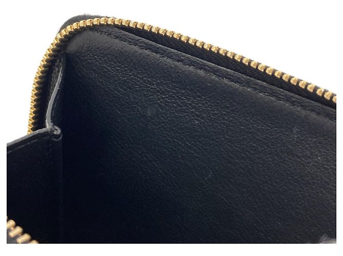 Autre Marque Cartera bi-fold de piel Saint Laurent Cassandra Negro - vista 8