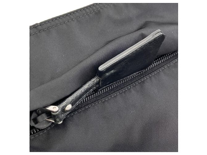 Prada BT0715 Logo Hardware Shoulder Bag Black - view 12