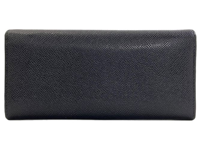 Bulgari Cartera larga Bvlgari Bvlgari de piel negra Negro - vista 2