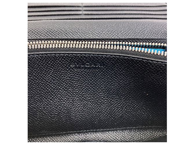 Bulgari Cartera larga Bvlgari Bvlgari de piel negra Negro - vista 6