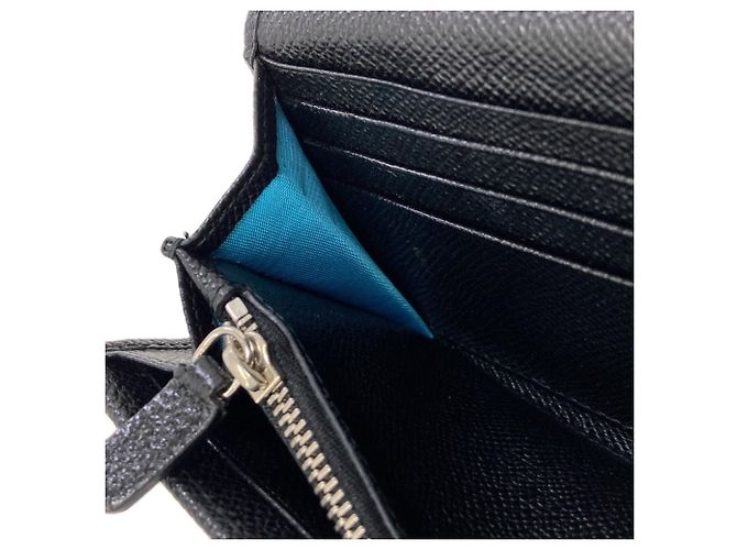 Bulgari Cartera larga Bvlgari Bvlgari de piel negra Negro - vista 8