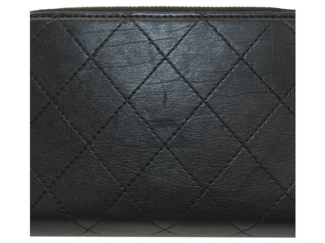Chanel Coco Mark Matelassé Bi-fold Wallet Black - view 17