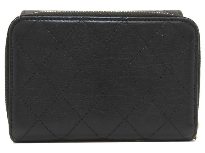 Chanel Coco Mark Matelassé Bi-fold Wallet Black - view 2