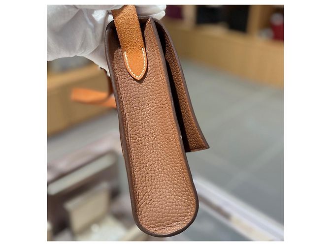 Hermès Bolsa de Ombro em Couro Marrom - vista 4