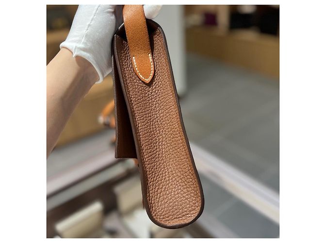 Hermès Bolsa de Ombro em Couro Marrom - vista 5