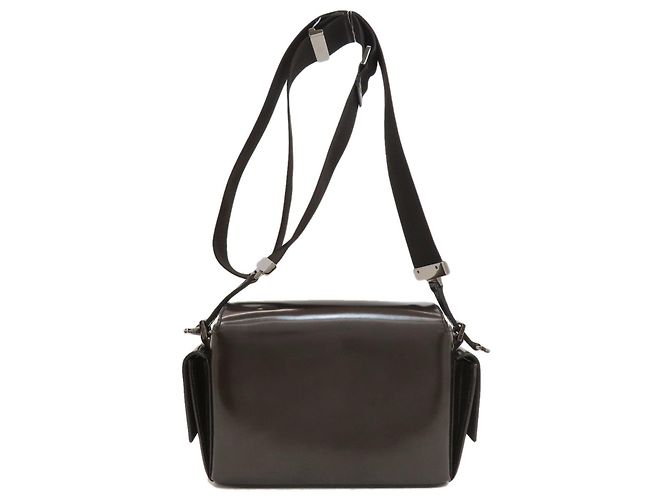 Gucci Logo Schultertasche Braun Schwarz - Ansicht 2