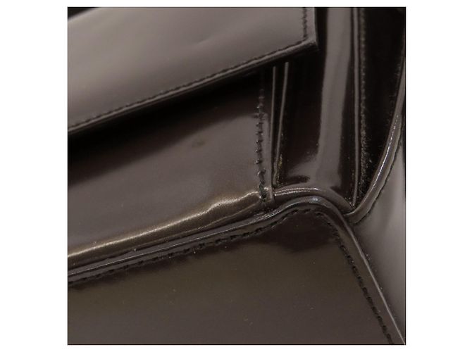 Gucci Logo Schultertasche Braun Schwarz - Ansicht 21