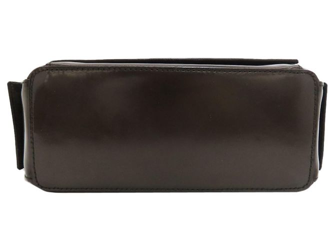Gucci Logo Schultertasche Braun Schwarz - Ansicht 4