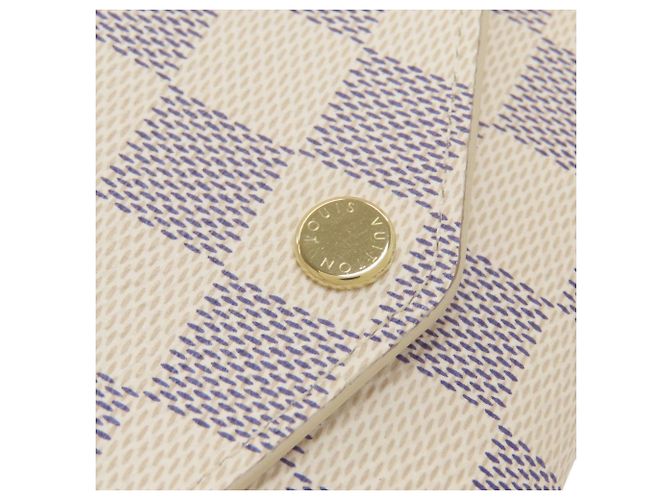 Louis Vuitton Damier Azur Portefeuille Sarah Long Wallet - vista 13