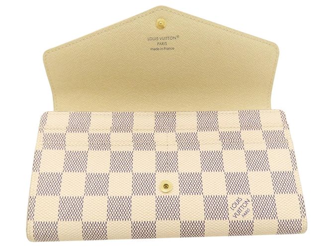 Louis Vuitton Damier Azur Portefeuille Sarah Long Wallet - vista 4