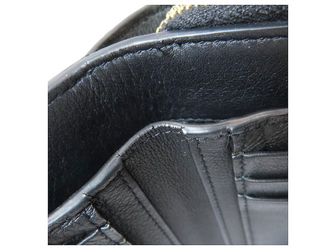 Yves Saint Laurent Cassandra Bi-fold Geldbörse Schwarz - vista 10
