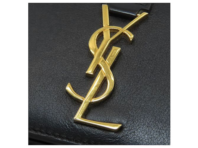 Yves Saint Laurent Cassandra Bi-fold Geldbörse Schwarz - vista 17