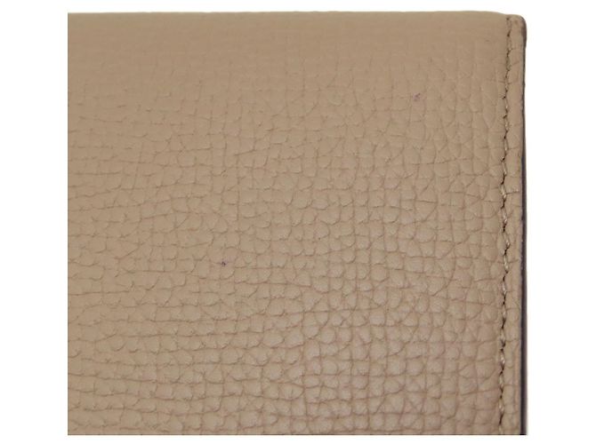 Loewe Vertical Wallet Tri-fold Calfskin Brown - view 13