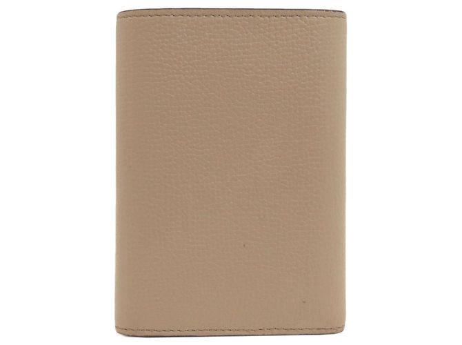 Loewe Vertical Wallet Tri-fold Calfskin Brown - view 2
