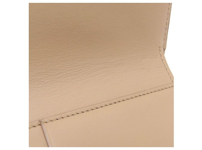 Loewe Vertical Wallet Tri-fold Calfskin Brown - view 9