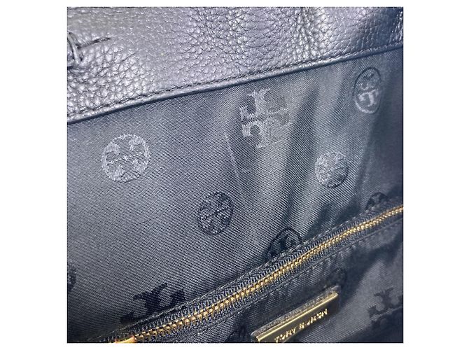 Riñonera de cuero Tory Burch en Black Negro - vista 8