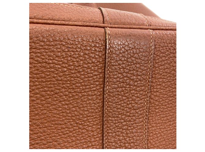 Hermès Borsa Tote Hermes Garden Party PM Marrone - vista 12