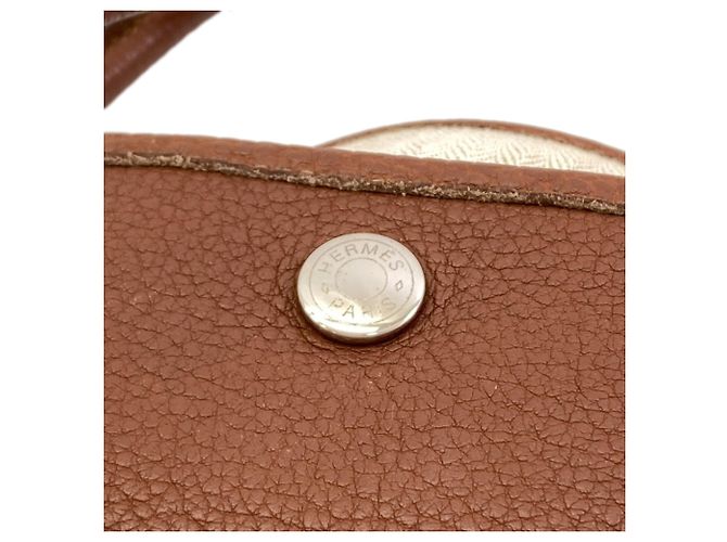 Hermès Borsa Tote Hermes Garden Party PM Marrone - vista 13