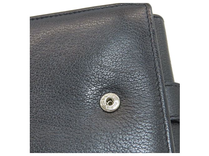 Chanel Camellia Bi-fold Geldbörse Schwarz - Ansicht 13