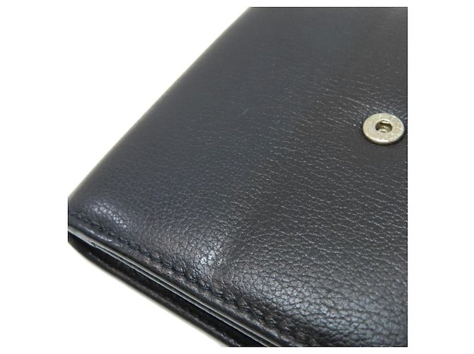 Chanel Camellia Bi-fold Geldbörse Schwarz - Ansicht 14