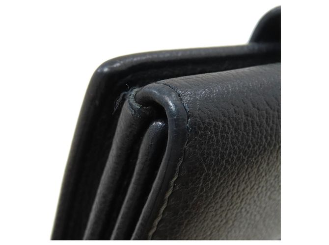 Chanel Camellia Bi-fold Geldbörse Schwarz - Ansicht 17