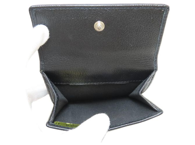 Chanel Camellia Bi-fold Geldbörse Schwarz - Ansicht 6