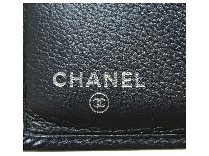 Chanel Camellia Bi-fold Geldbörse Schwarz - Ansicht 7
