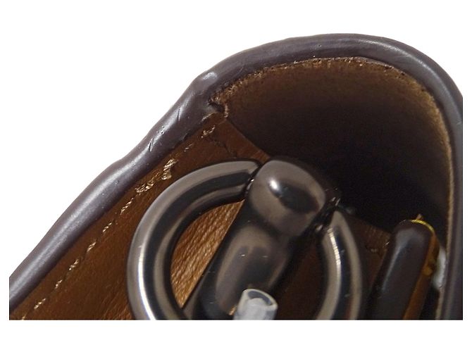 Coach Tabby Signature Lederhandtasche Braun Gelb - Ansicht 12