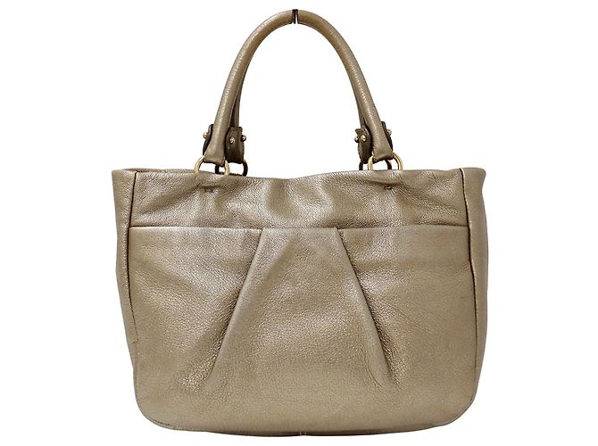 Borsa in pelle dorata Salvatore Ferragamo D'oro - vista 2