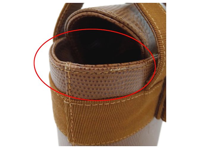 Borsa a mano in pelle marrone Salvatore Ferragamo - vista 12