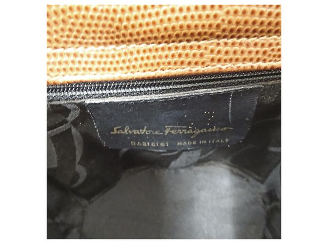 Borsa a mano in pelle marrone Salvatore Ferragamo - vista 6