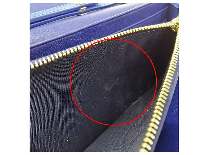 Portafoglio a spalla da donna Miu Miu Blu - vista 8